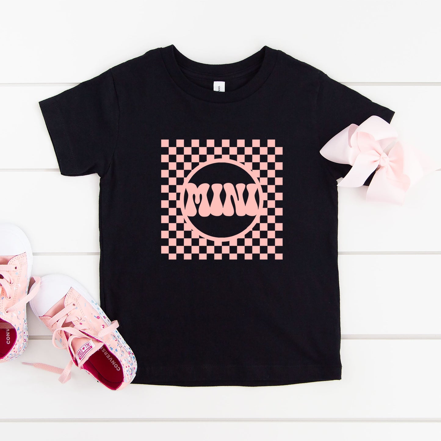 Checkered Mini | Youth Graphic Short Sleeve Tee