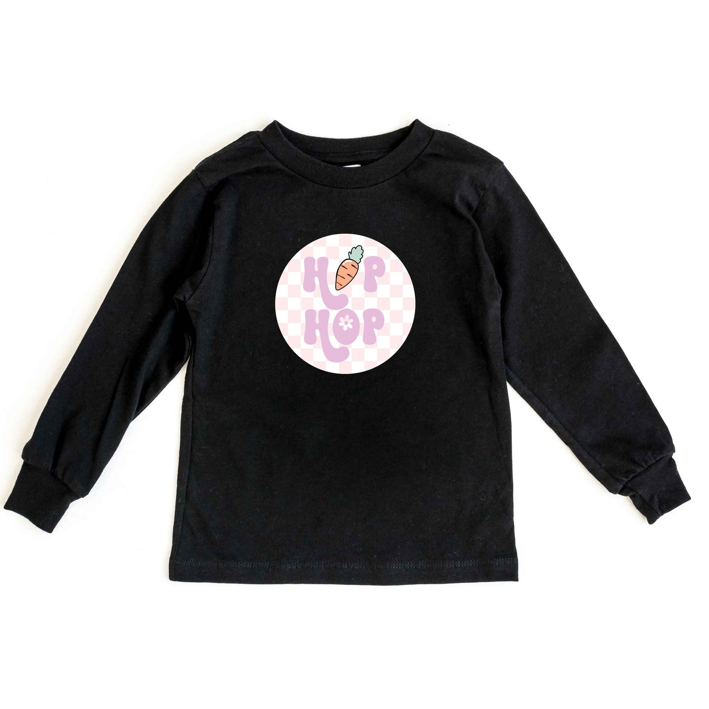 Checkered Hip Hop | Toddler Long Sleeve Tee