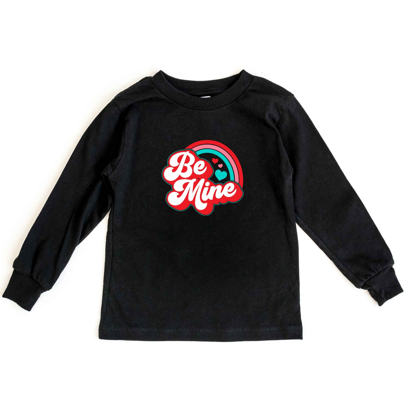 Be Mine Rainbow | Toddler Long Sleeve Tee