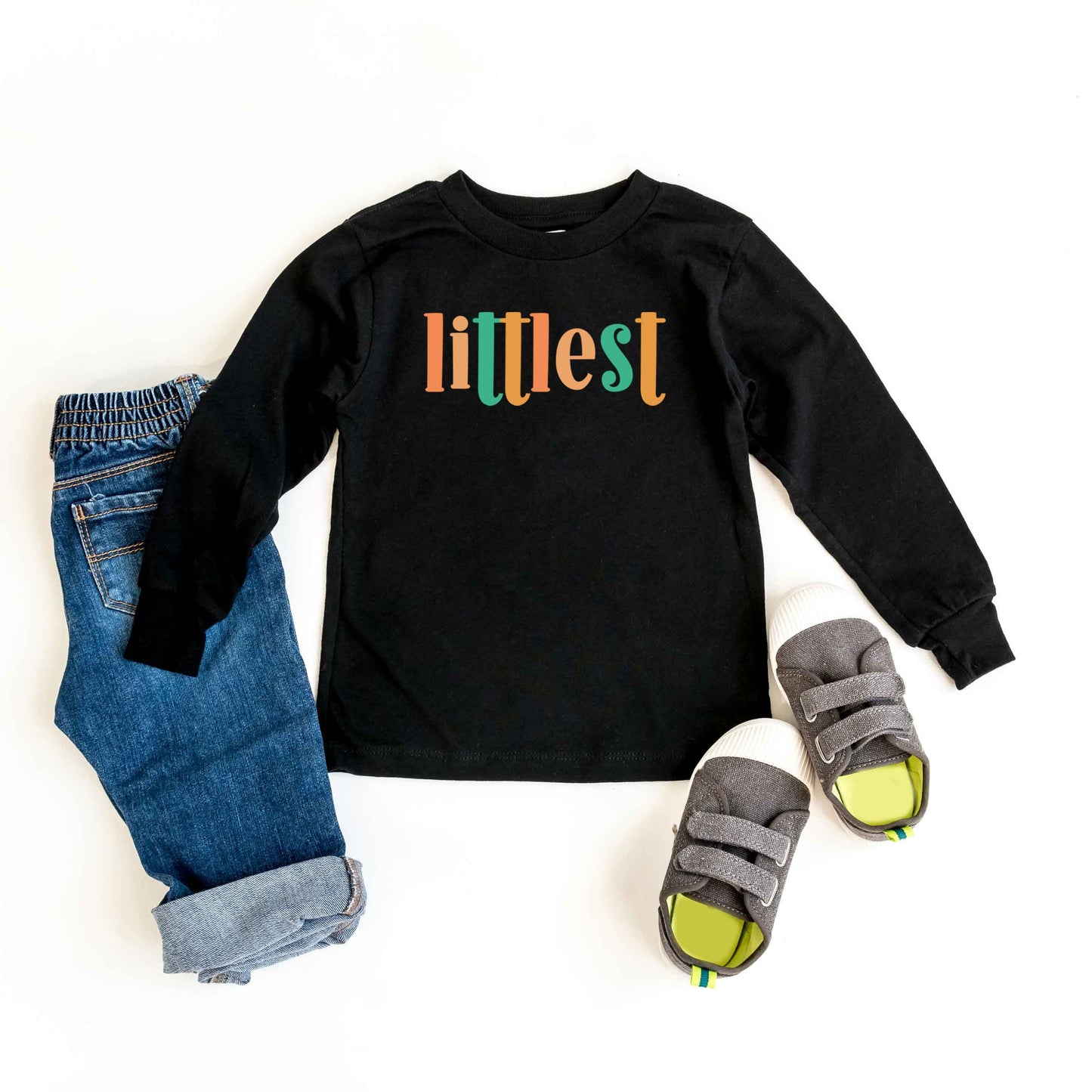 Littlest Colorful | Youth Graphic Long Sleeve Tee