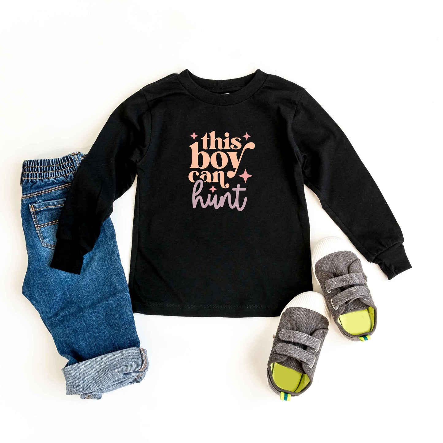 This Boy Can Hunt | Youth Long Sleeve Tee
