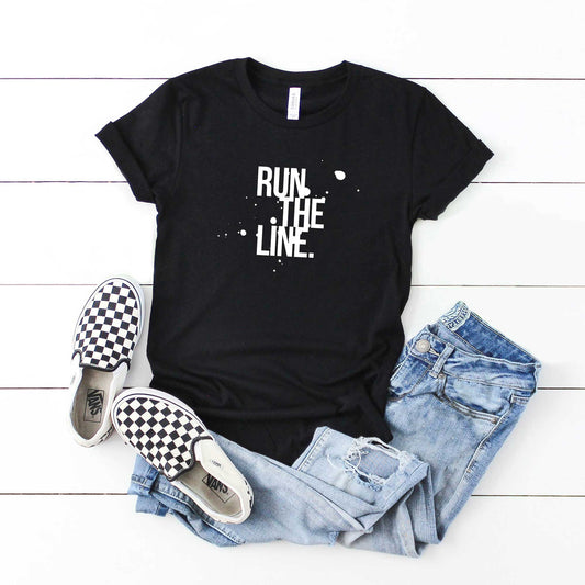 Run The Line | Youth Short Sleeve Crew Neck