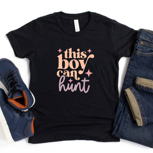 This Boy Can Hunt | Youth Short Sleeve Crew Neck