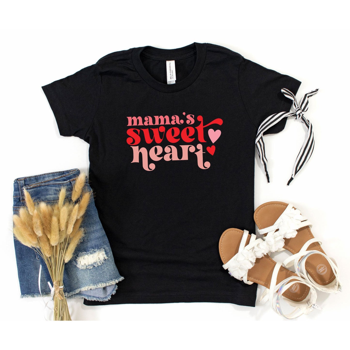 Pink Sweet Heart | Youth Short Sleeve Graphic Tee