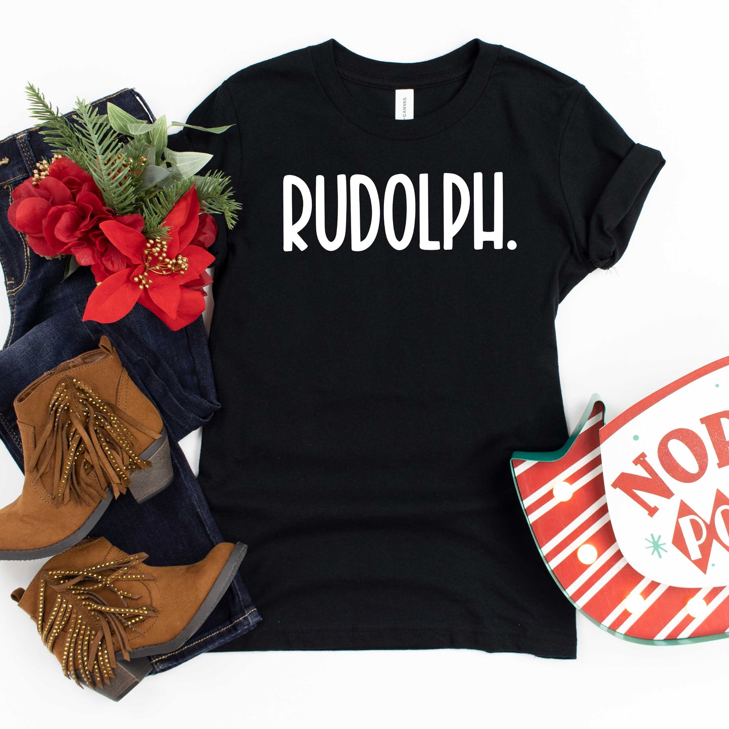 Rudolph Bold | Youth Graphic Short Sleeve Tee