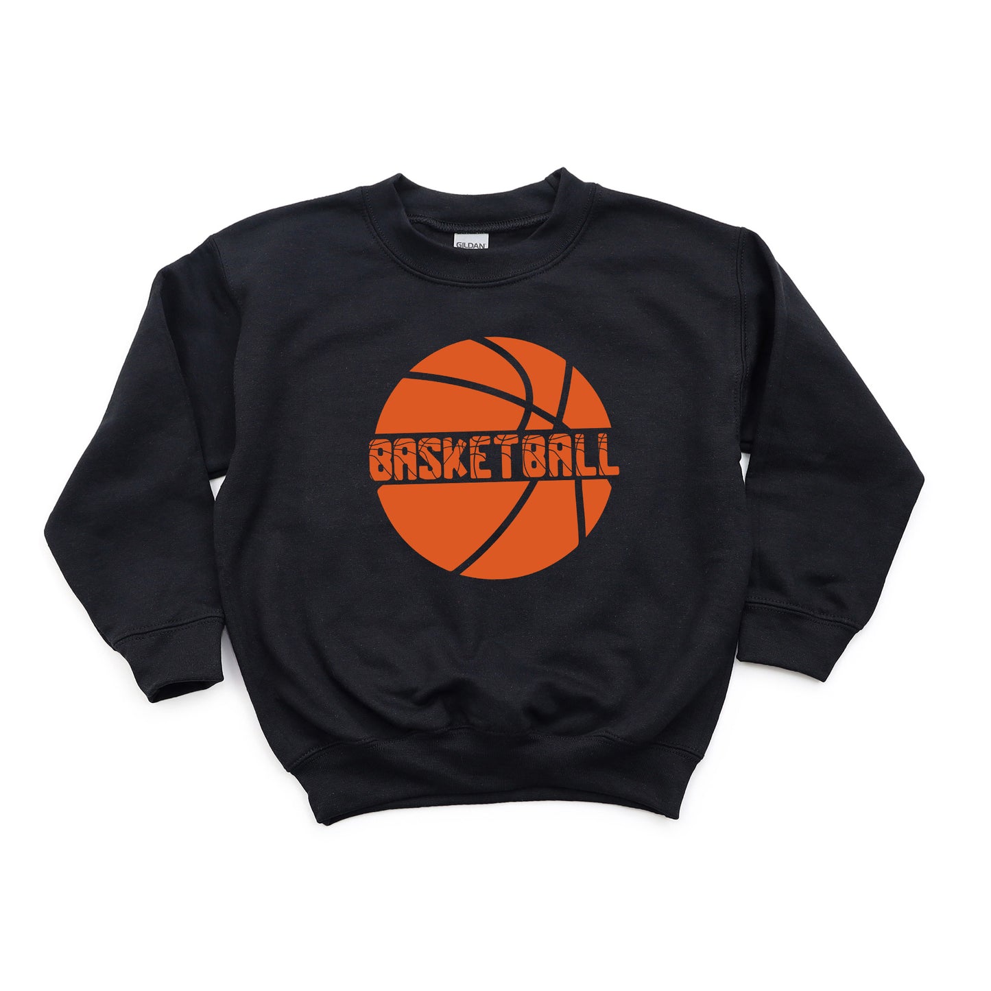 Basketball With Ball | Youth Graphic Sweatshirt