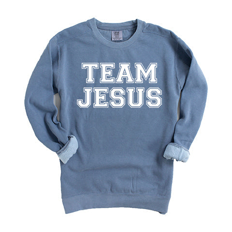 Team Jesus | Garment Dyed Sweatshirt
