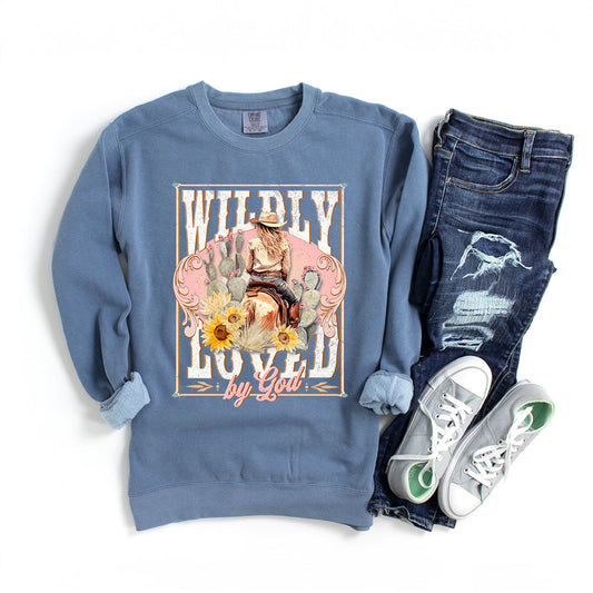 Wildly Loved By God | Garment Dyed Sweatshirt