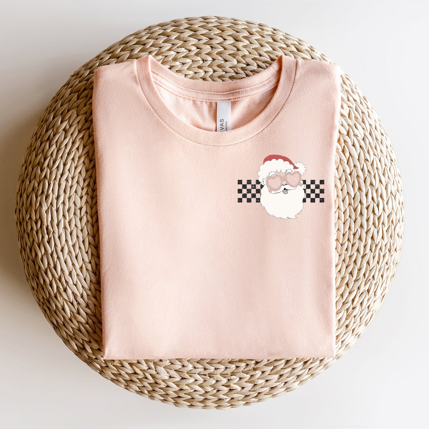 Tis The Season Santa | Front & Back Short Sleeve Graphic Tee