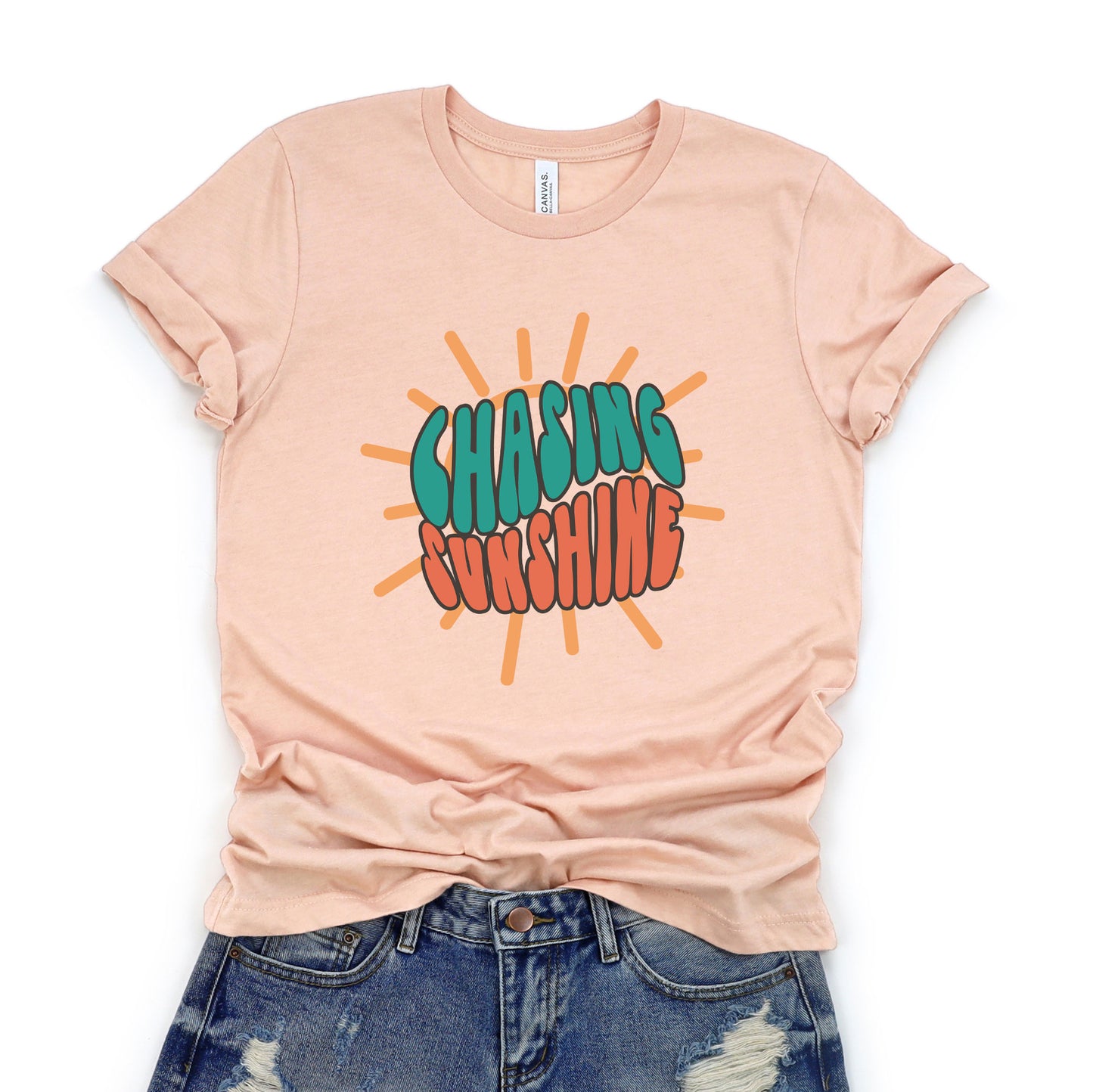 Chasing Sunshine Sun | Short Sleeve Graphic Tee