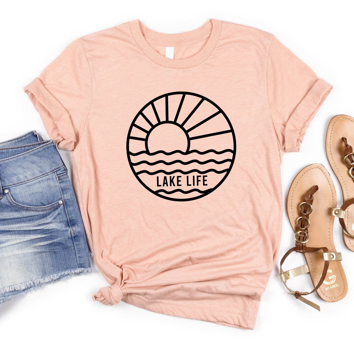 Lake Life Circle | Short Sleeve Graphic Tee