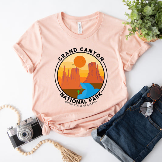 Grand Canyon National Park Badge | Short Sleeve Graphic Tee