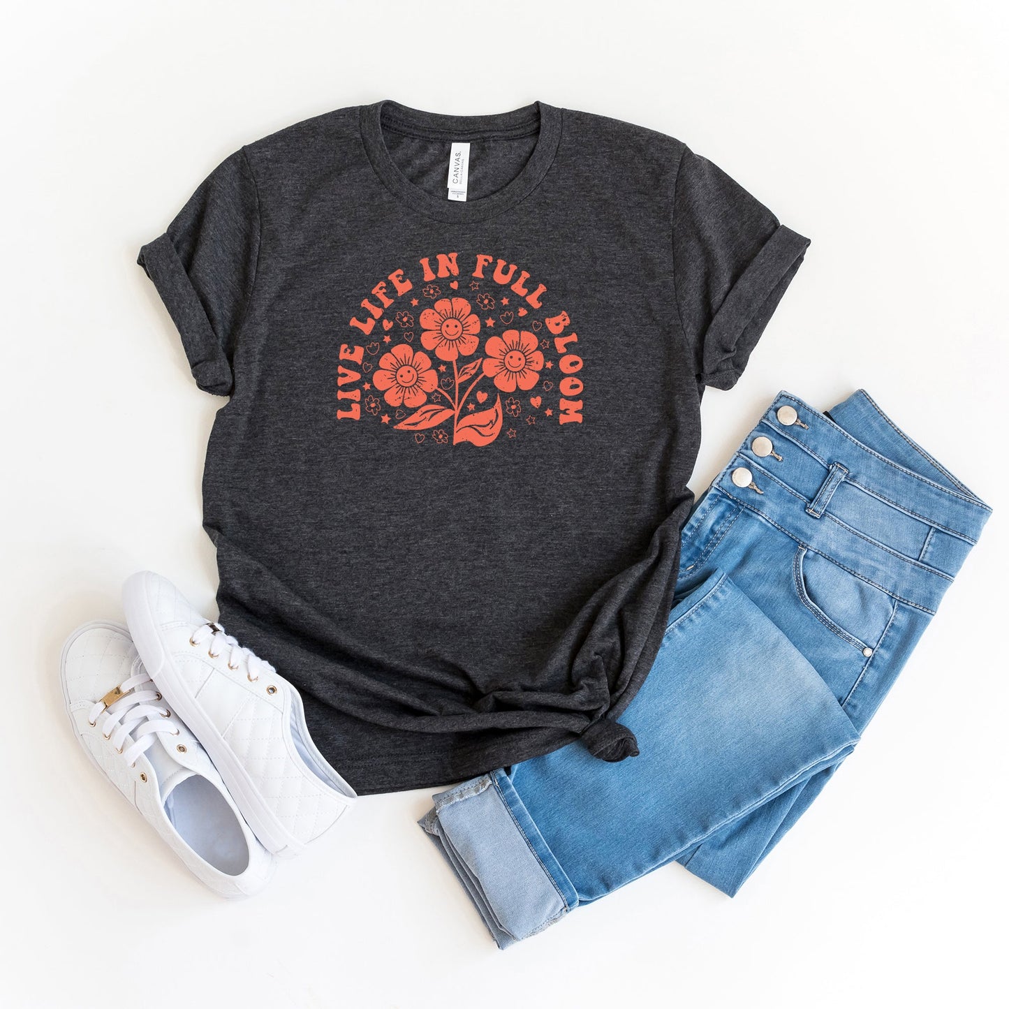 Live Life In Full Bloom | Short Sleeve Graphic Tee