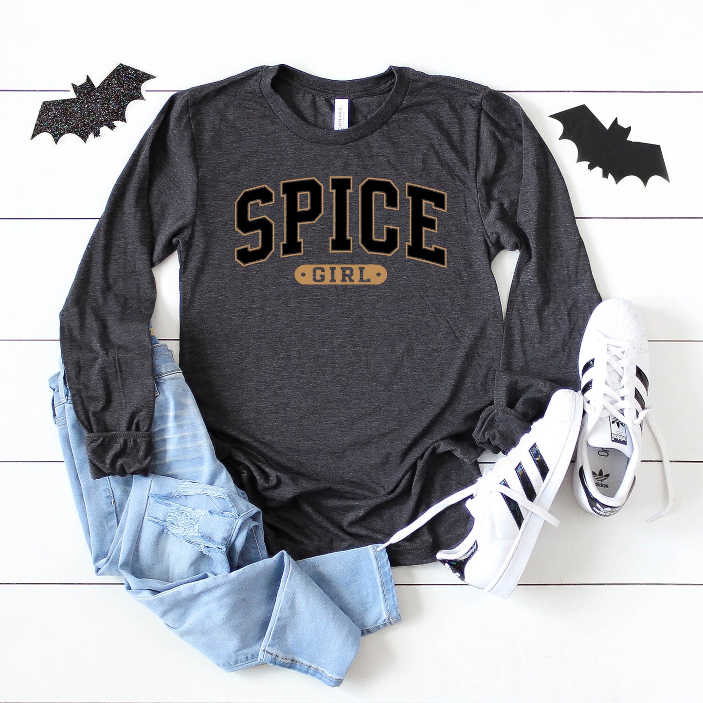 Spice Girl Varsity | Long Sleeve Crew Neck