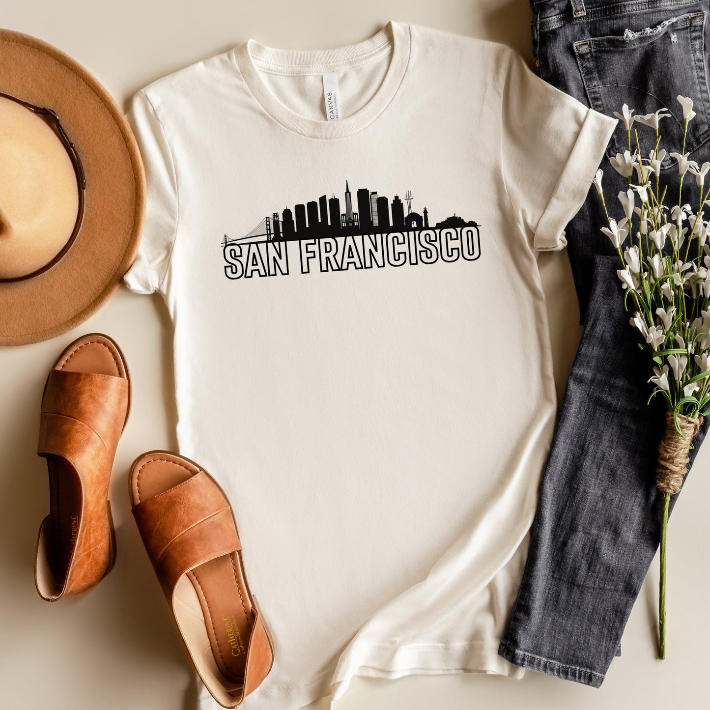 San Francisco Buildings | Short Sleeve Crew Neck