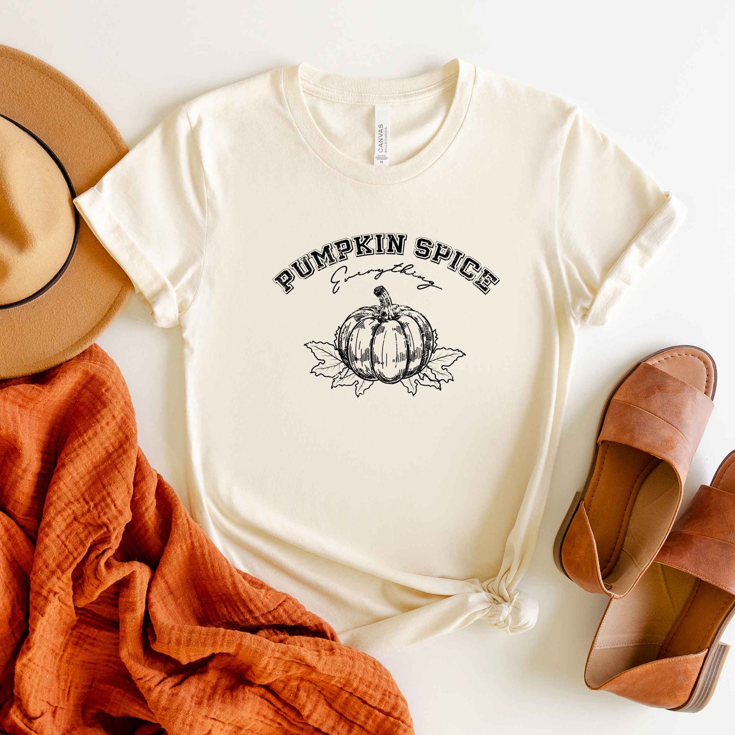 Pumpkin Spice Grunge | Short Sleeve Crew Neck