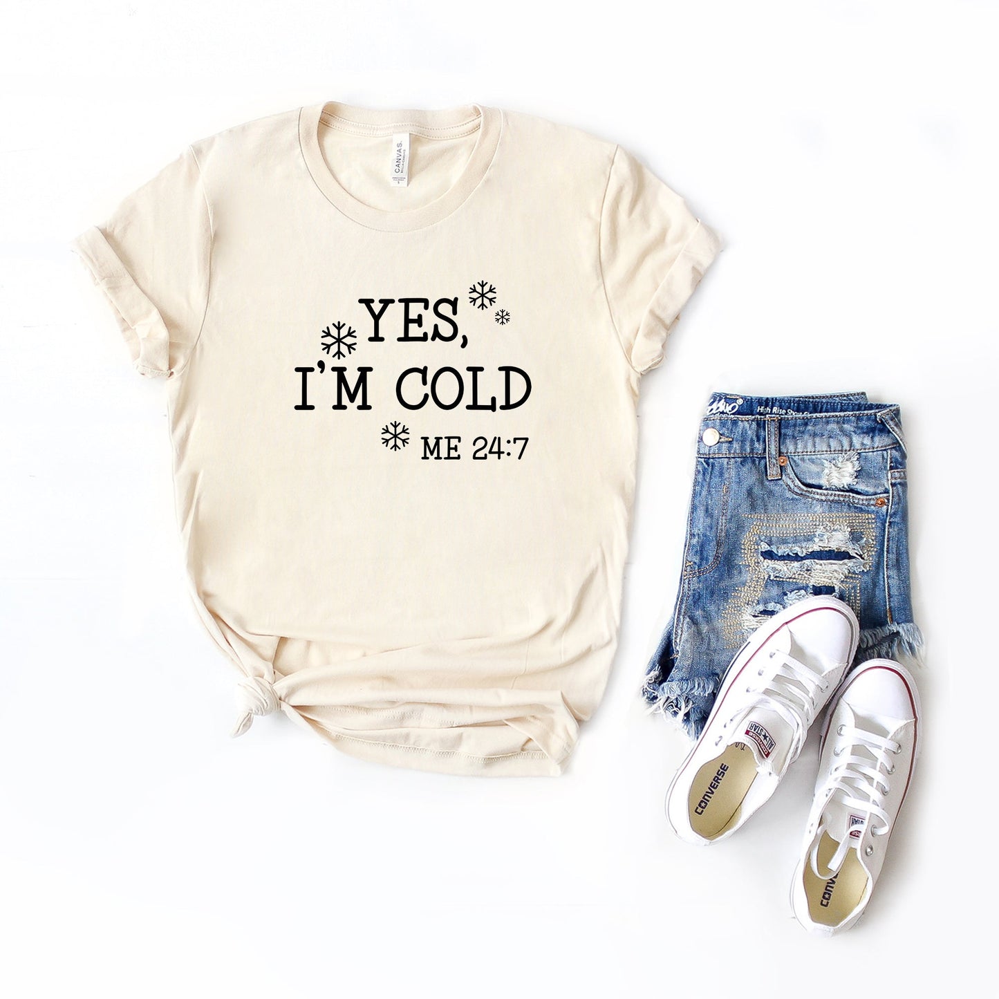 Yes I'm Cold | Short Sleeve Graphic Tee
