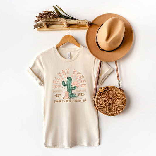 Velvet Rodeo Cactus | Short Sleeve Graphic Tee