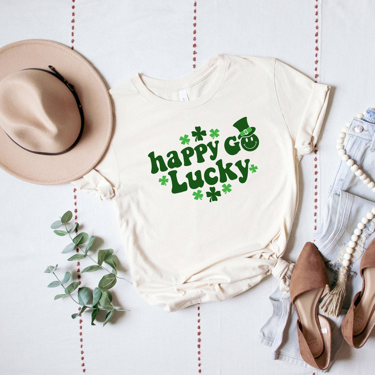 Happy Go Lucky Clovers | Short Sleeve Graphic Tee