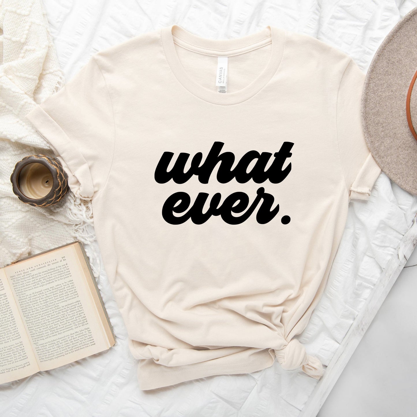 What Ever Cursive | Short Sleeve Graphic Tee