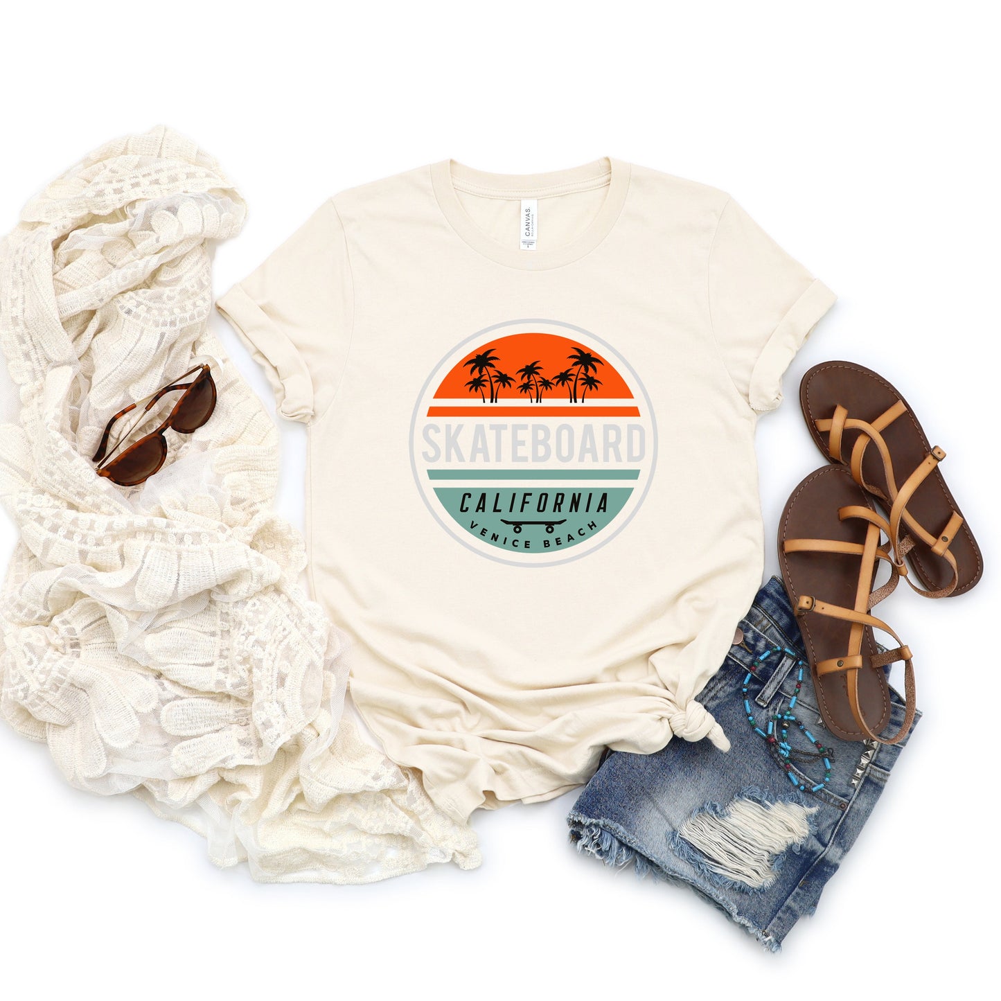 Skateboard California | Short Sleeve Graphic Tee