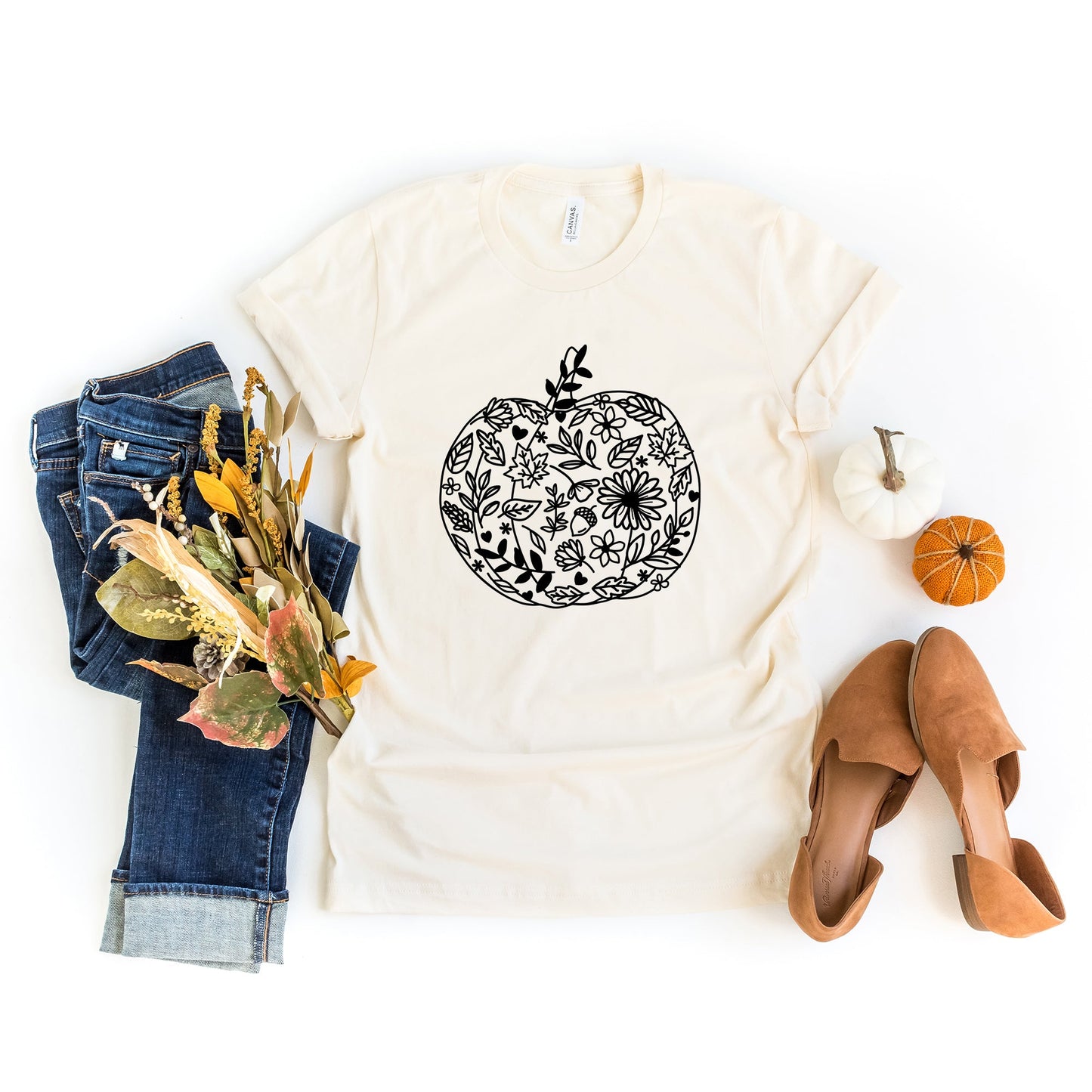 Fall Pumpkin | Short Sleeve Graphic Tee