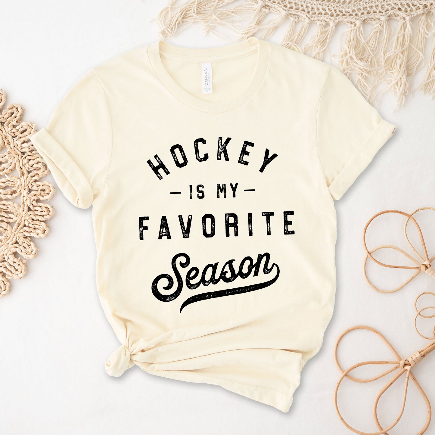 Hockey Is My Favorite Season | Short Sleeve Graphic Tee