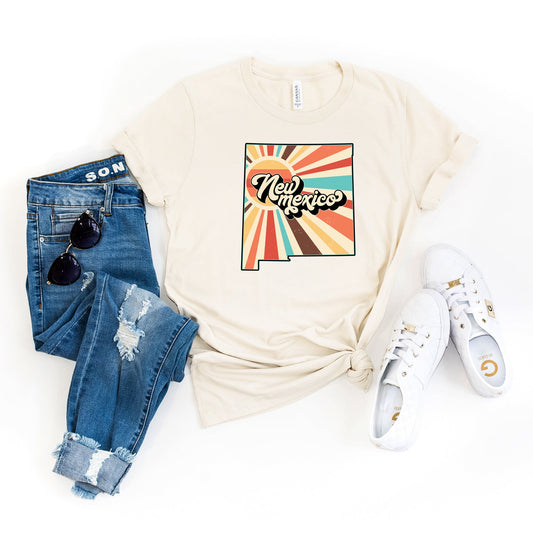 Retro New Mexico | Short Sleeve Graphic Tee