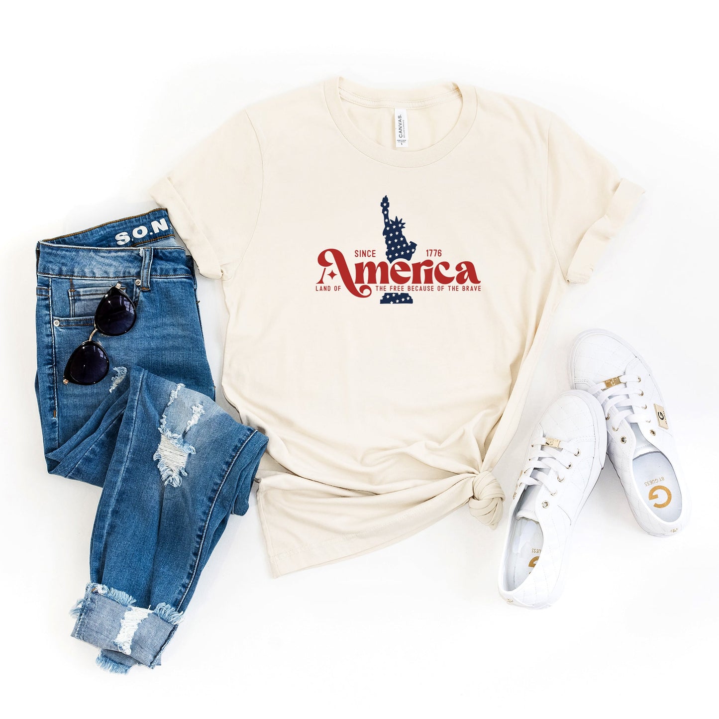 American Statue | Short Sleeve Graphic Tee