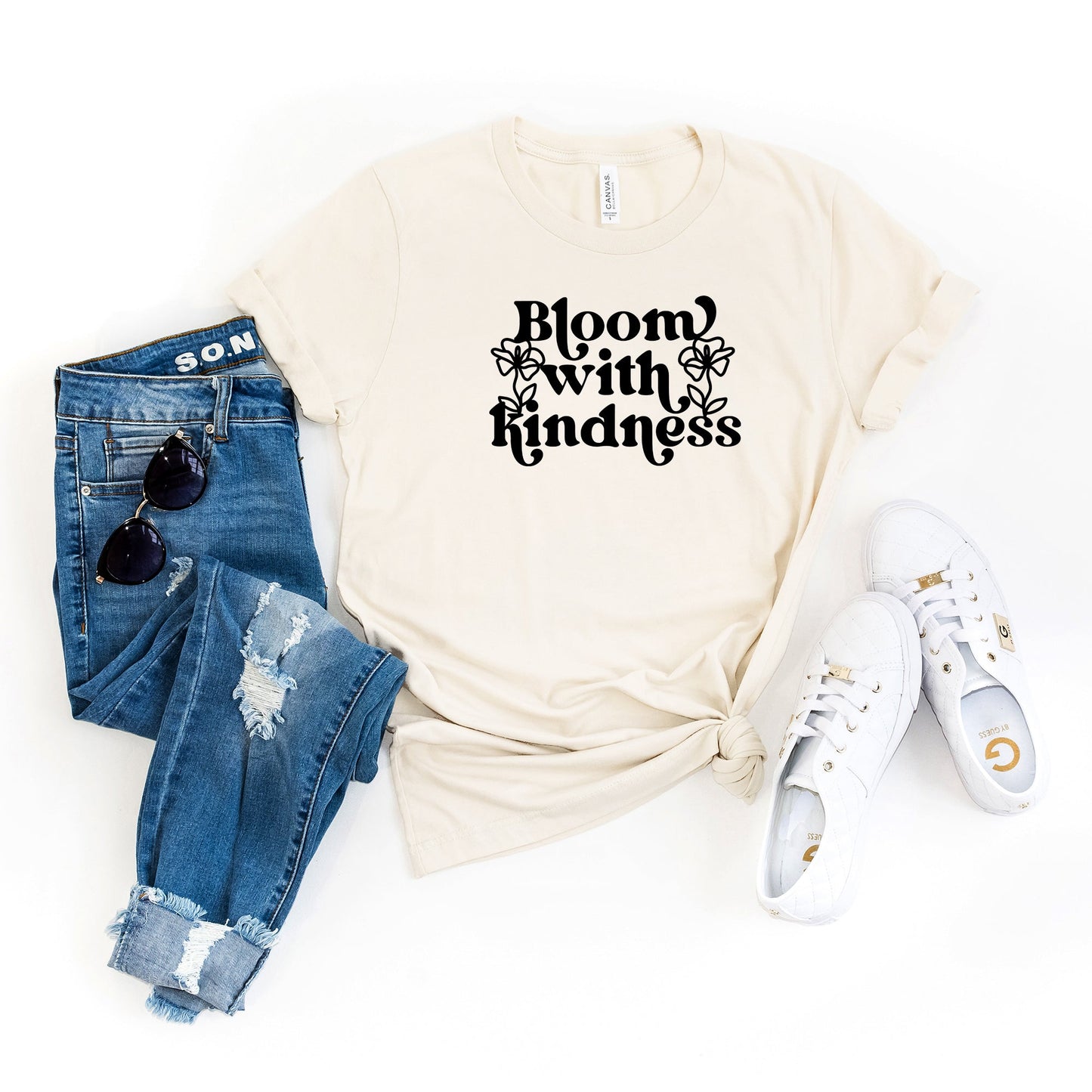 Bloom With Kindness | Short Sleeve Graphic Tee