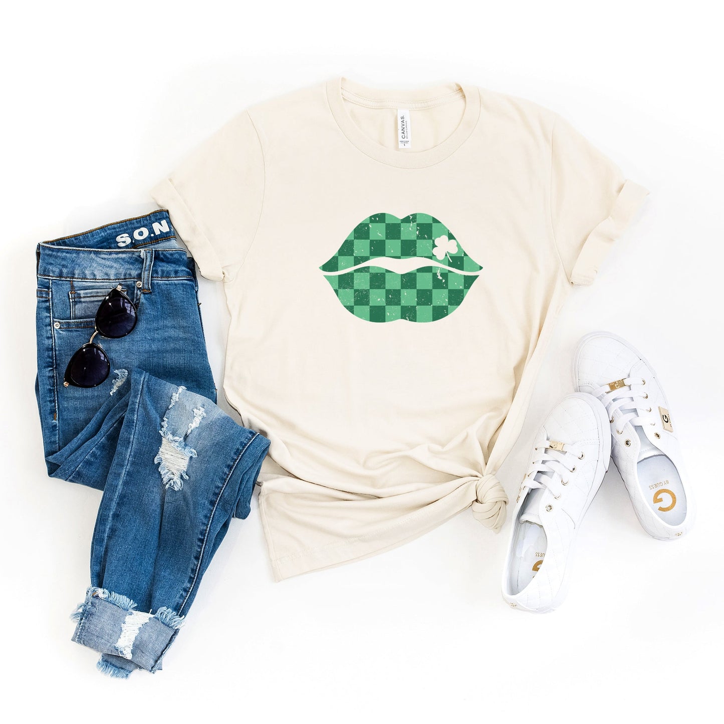 St. Patrick's Lips | Short Sleeve Graphic Tee
