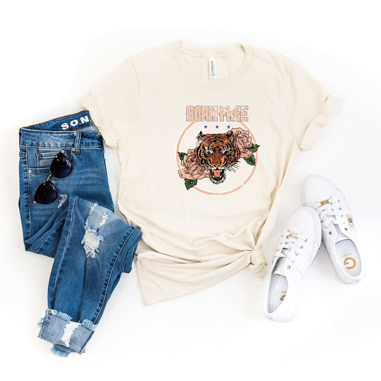 Born Free Tiger | Short Sleeve Graphic Tee