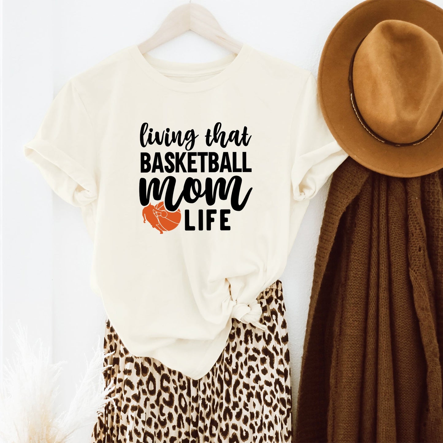 Basketball Mom Life | Short Sleeve Graphic Tee