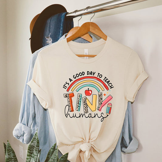 Leopard Teach Tiny Humans | Short Sleeve Graphic Tee