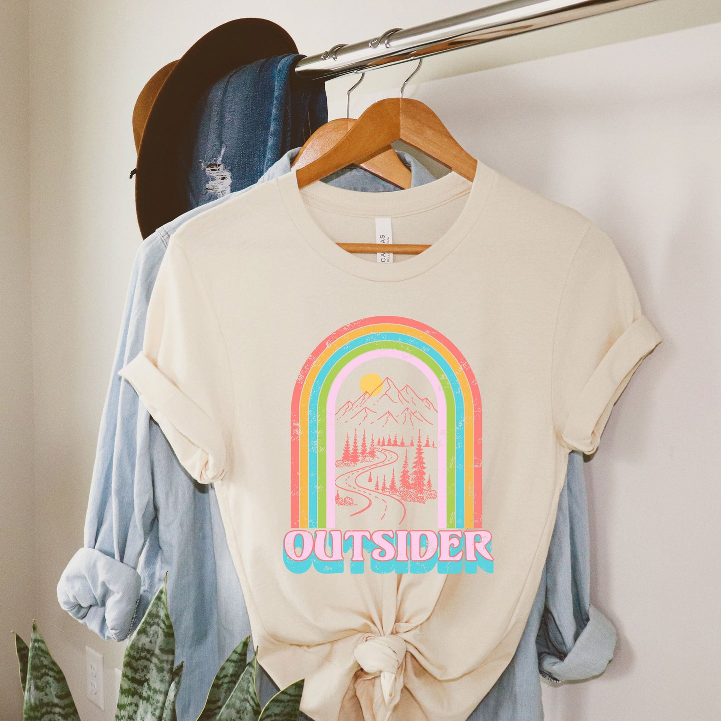 Outsider Rainbow | Short Sleeve Graphic Tee