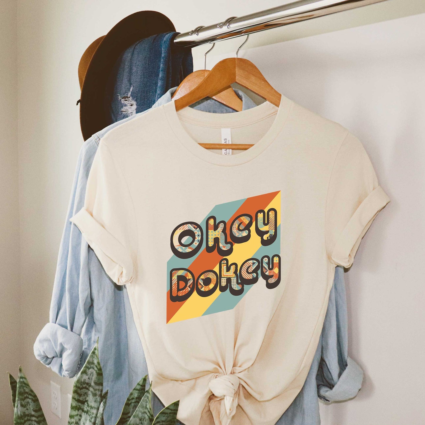 Okey Dokey Colorful | Short Sleeve Graphic Tee