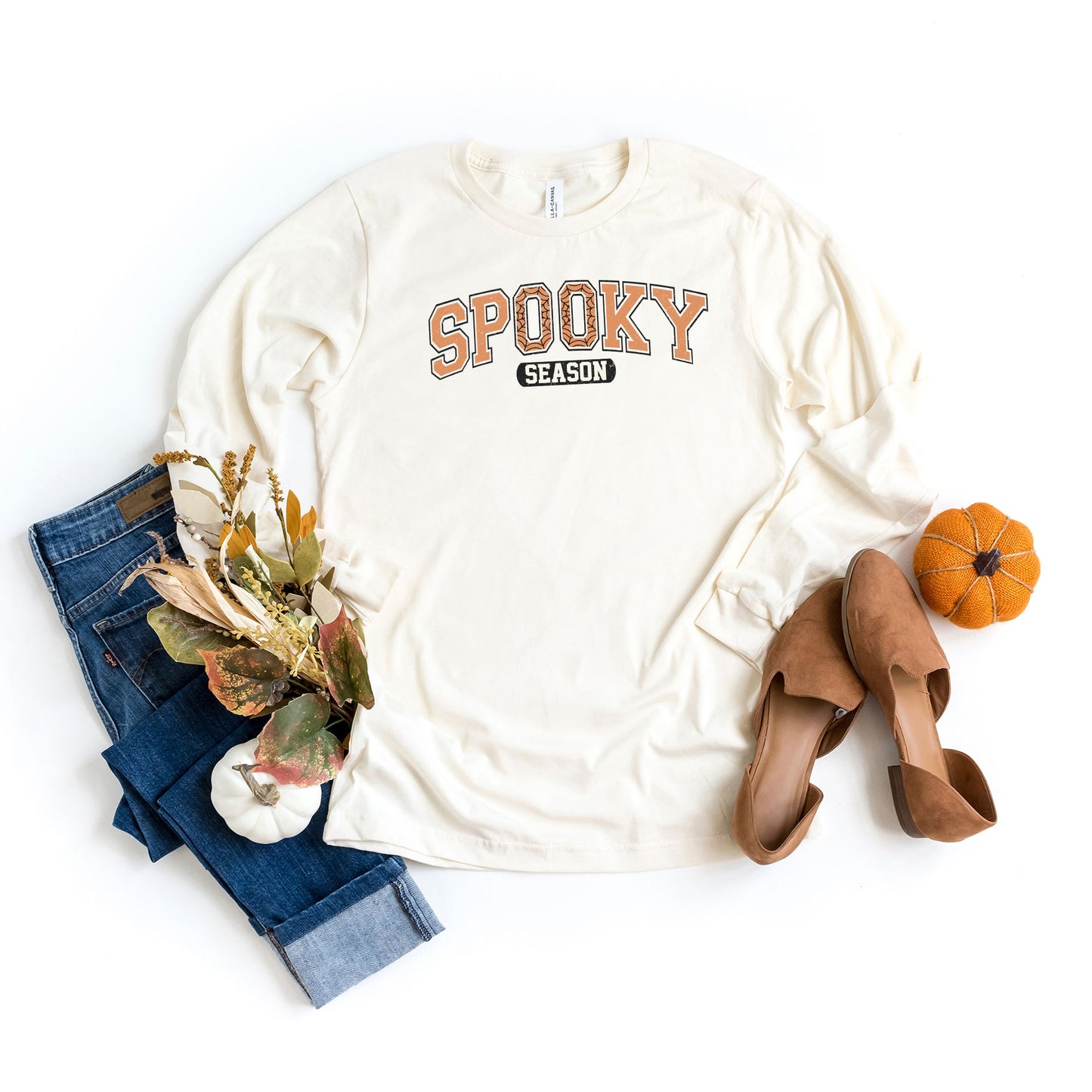 Spooky Season Web | Long Sleeve Crew Neck