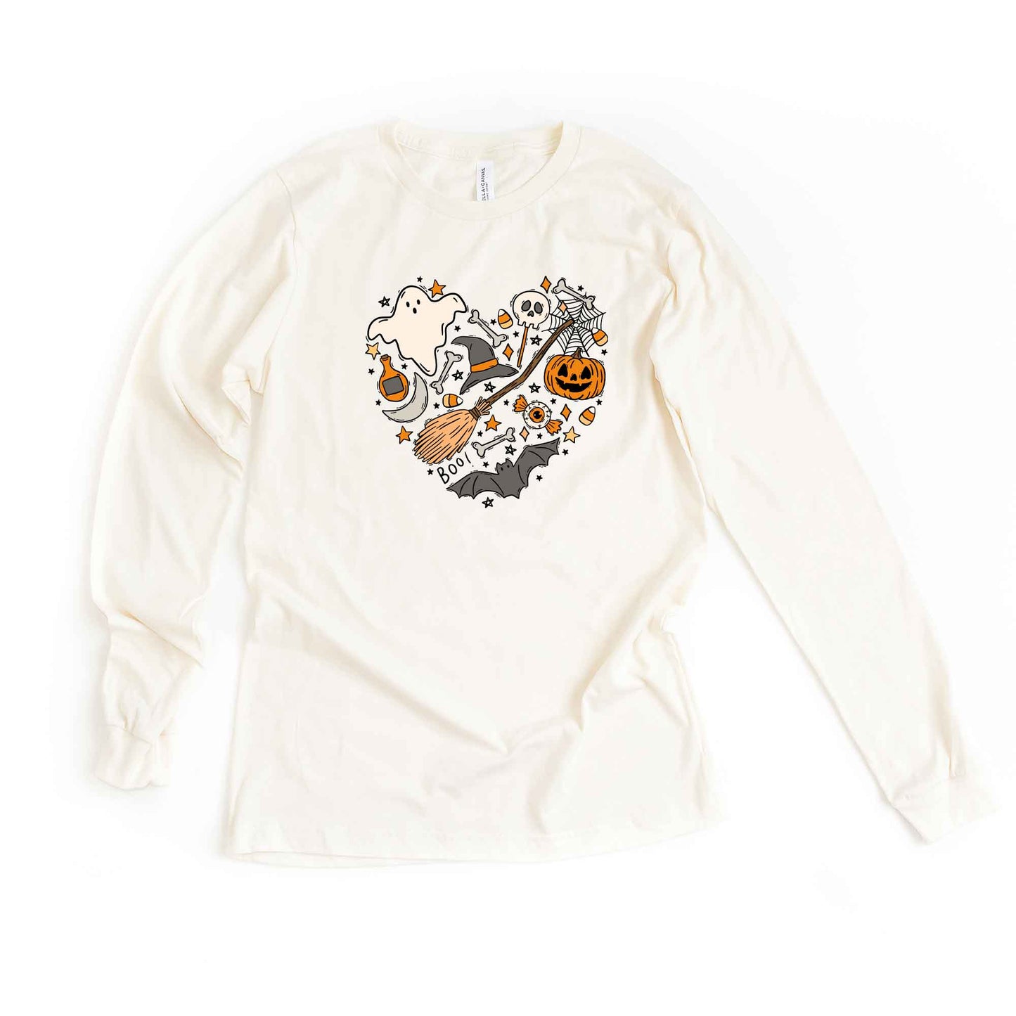 Halloween Heart |  Long Sleeve Crew Neck