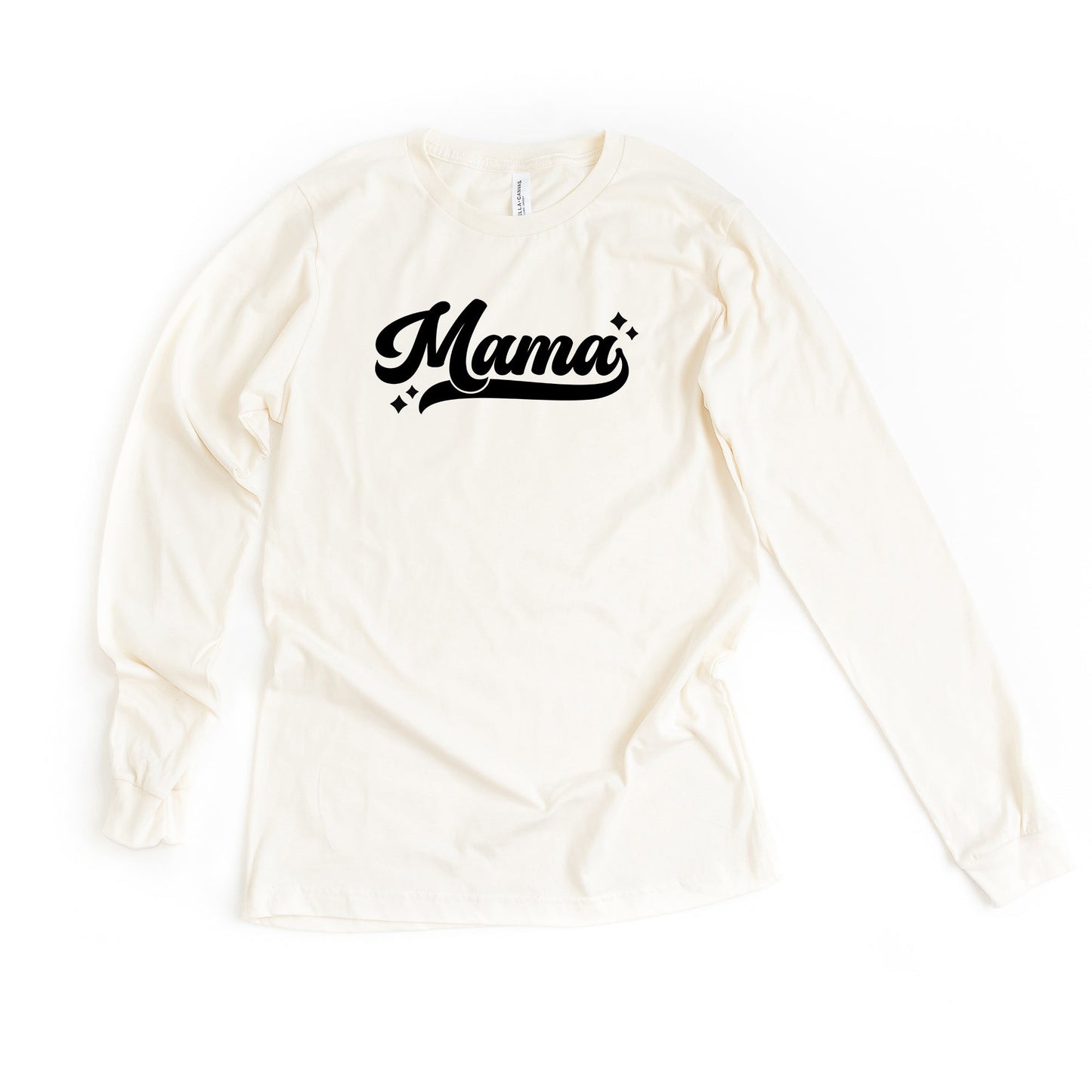 Mama Retro Script | Long Sleeve Graphic Tee