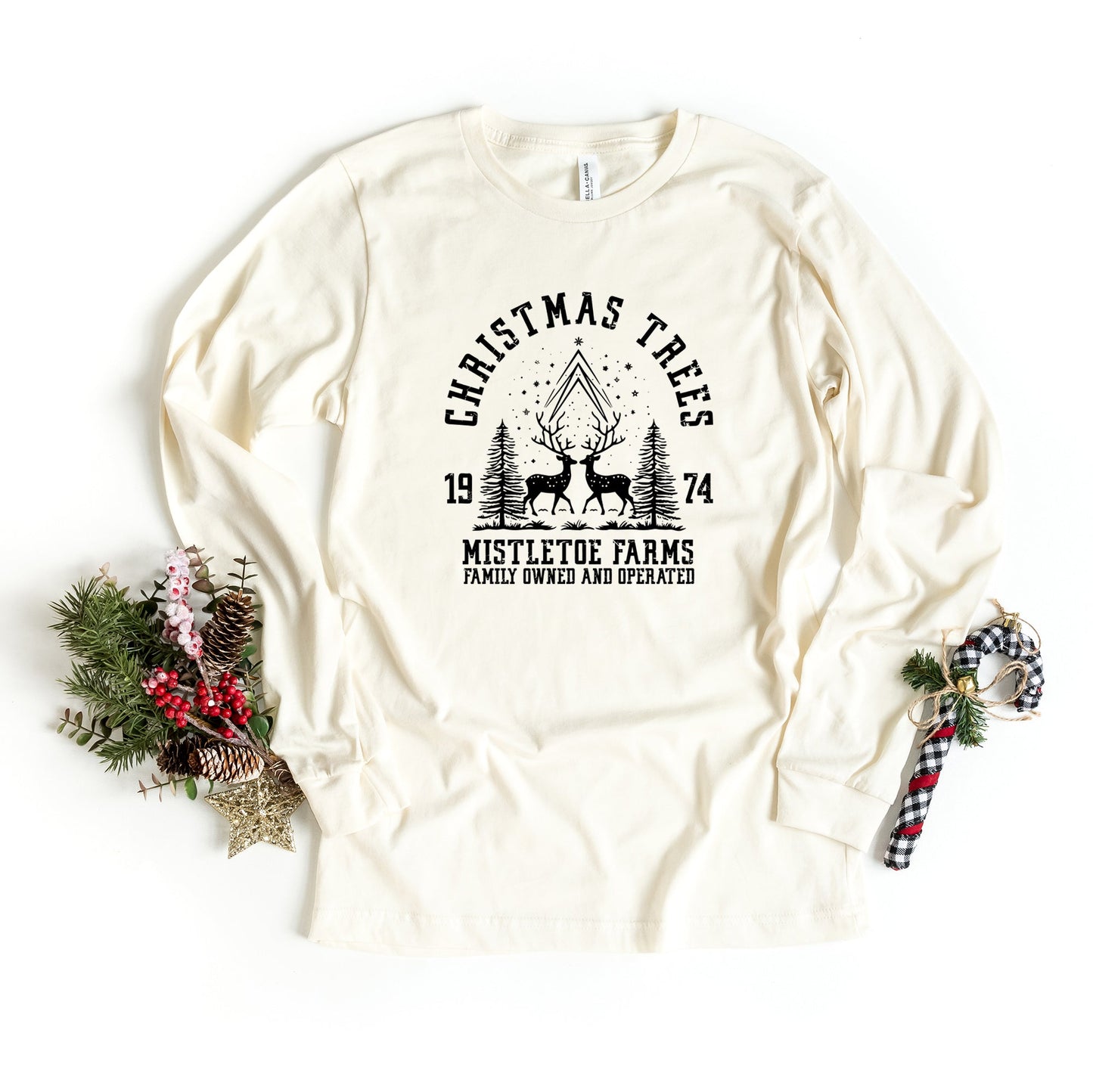 Mistletoe Farms 1974 | Long Sleeve Crew Neck