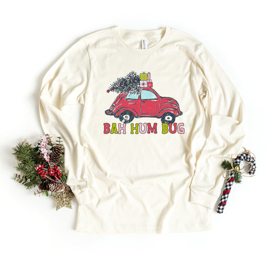 Bah Hum Bug Car | Long Sleeve Crew Neck