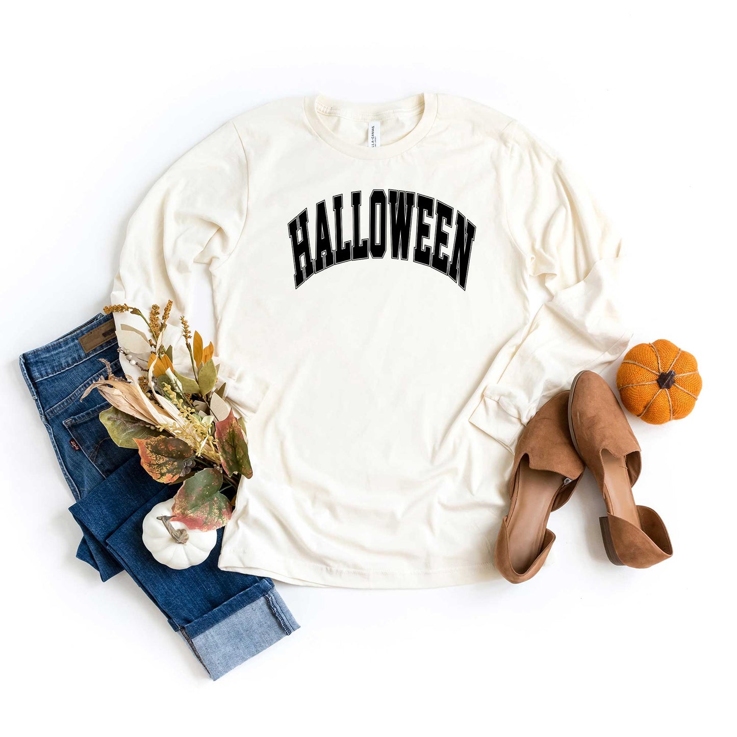 Varsity Halloween | Long Sleeve Crew Neck