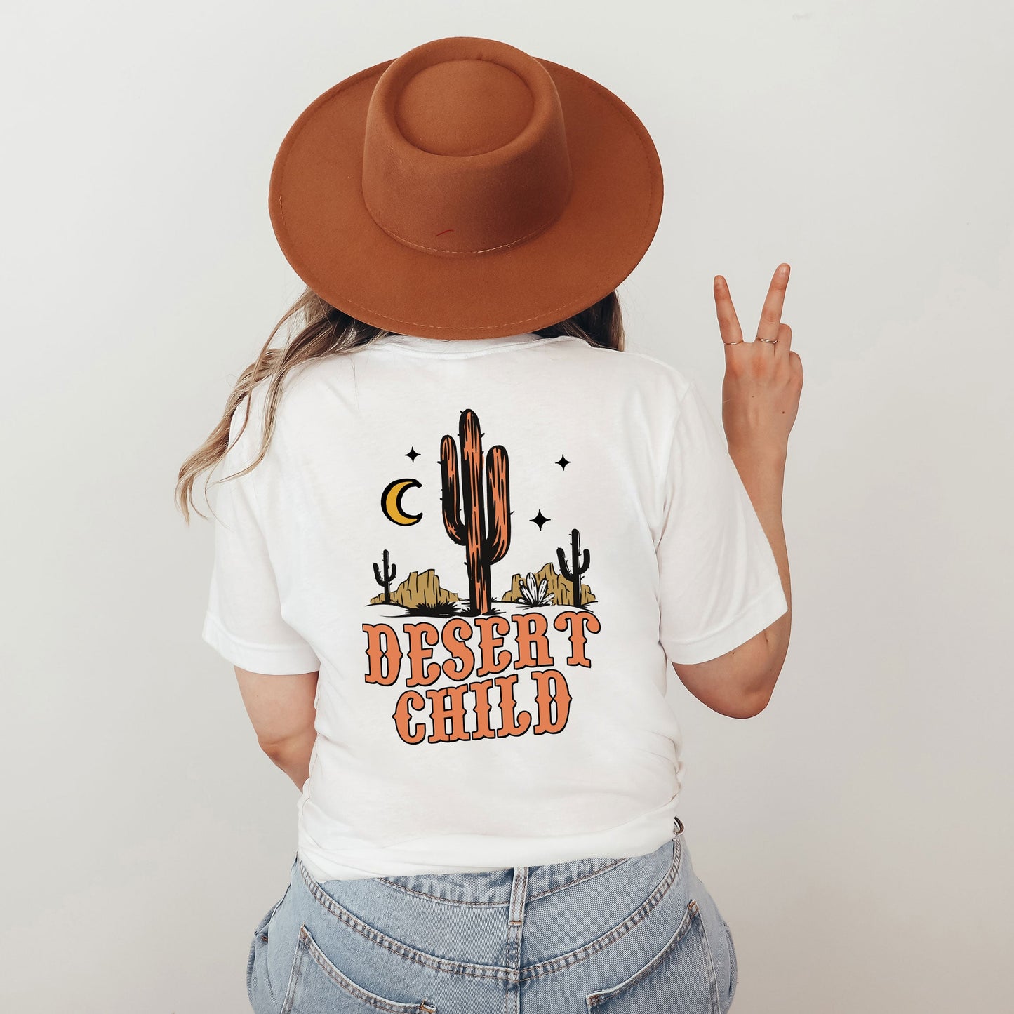 Desert Child | Front & Back Short Sleeve Graphic Tee