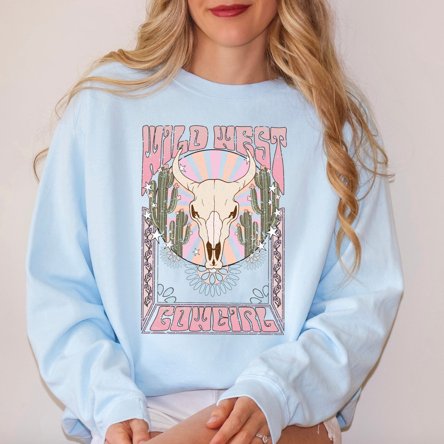 Wild West Cowgirl | Garment Dyed Sweatshirt