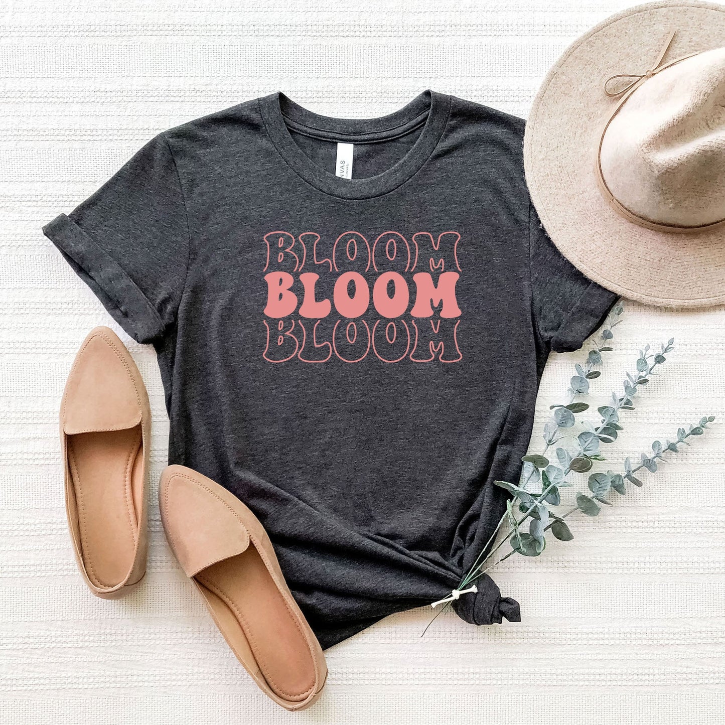 Bloom Stacked Colorful | Short Sleeve Graphic Tee