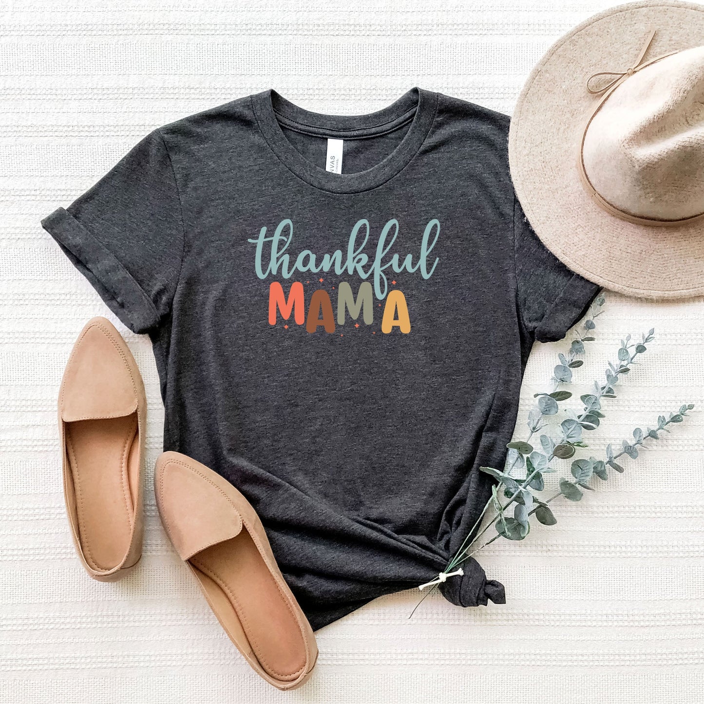 Thankful Mama | Short Sleeve Crew Neck