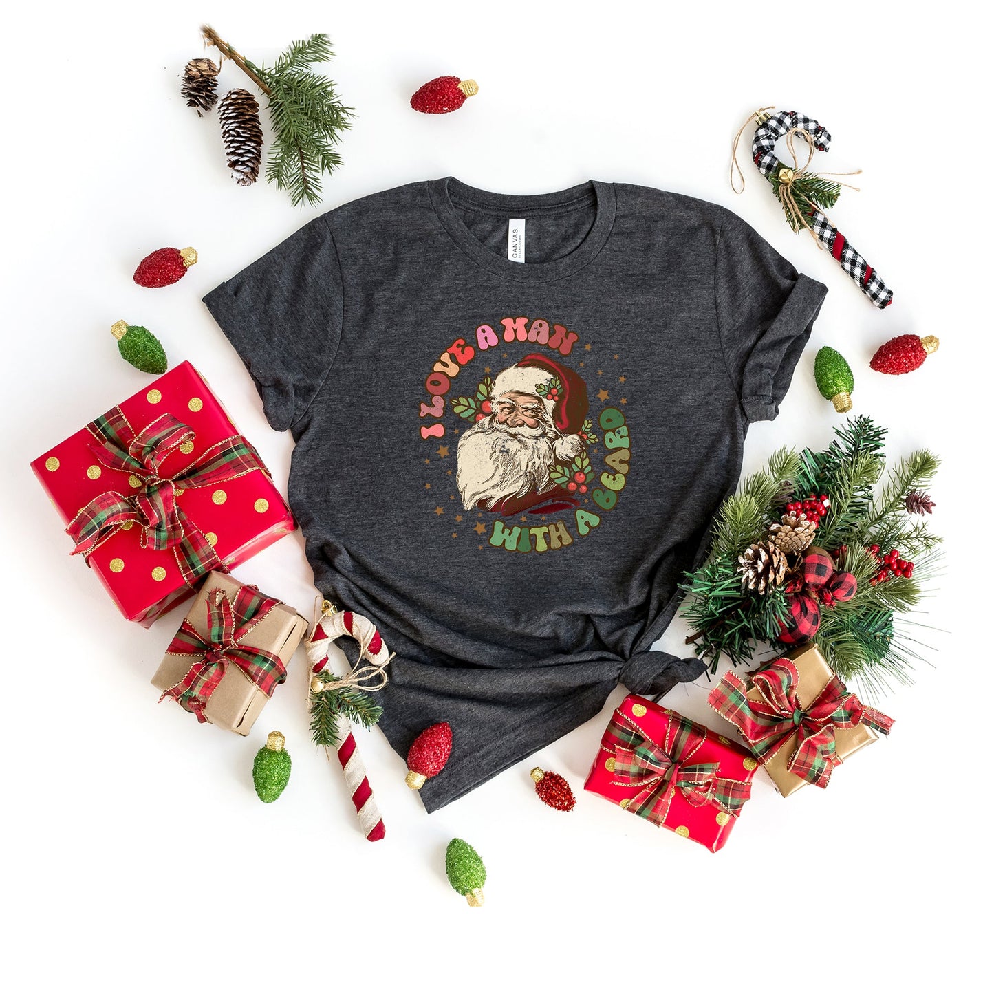 Love A Man With A Beard | Short Sleeve Graphic Tee