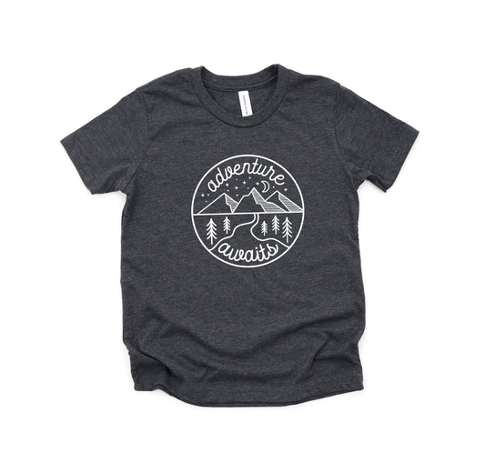 Adventure Awaits | Youth Short Sleeve Crew Neck