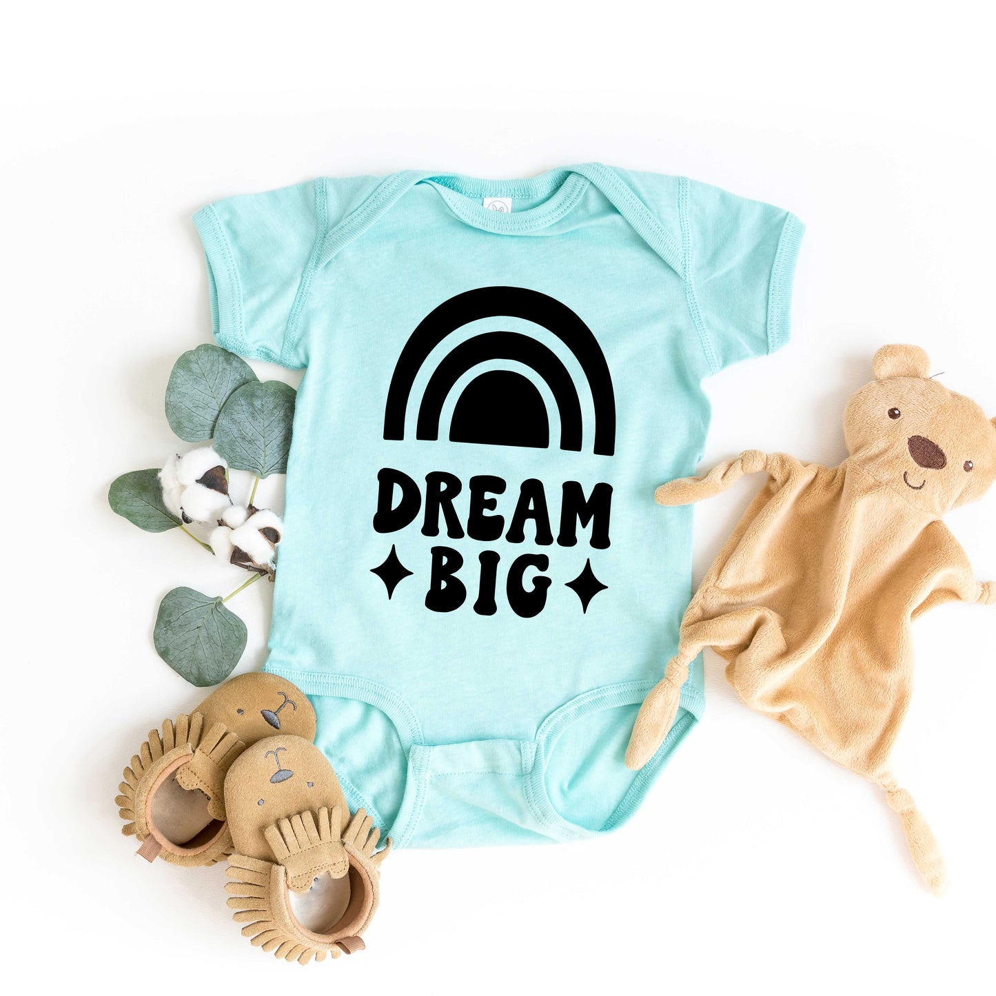 Dream Big Rainbow | Baby Bodysuit