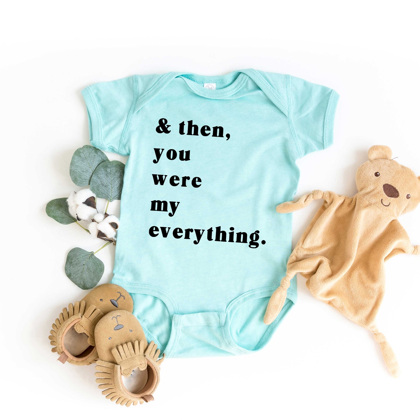 You Were My Everything | Baby Graphic Short Sleeve Bodysuit